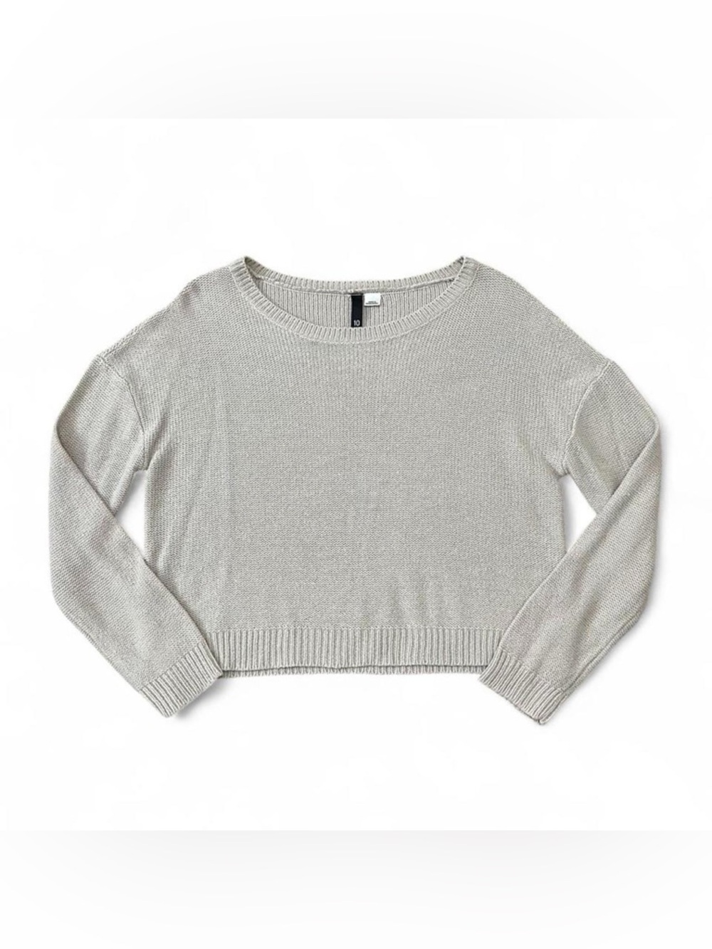 H&M Light Beige Women’s Knit Sweater - Classic Crewneck 10